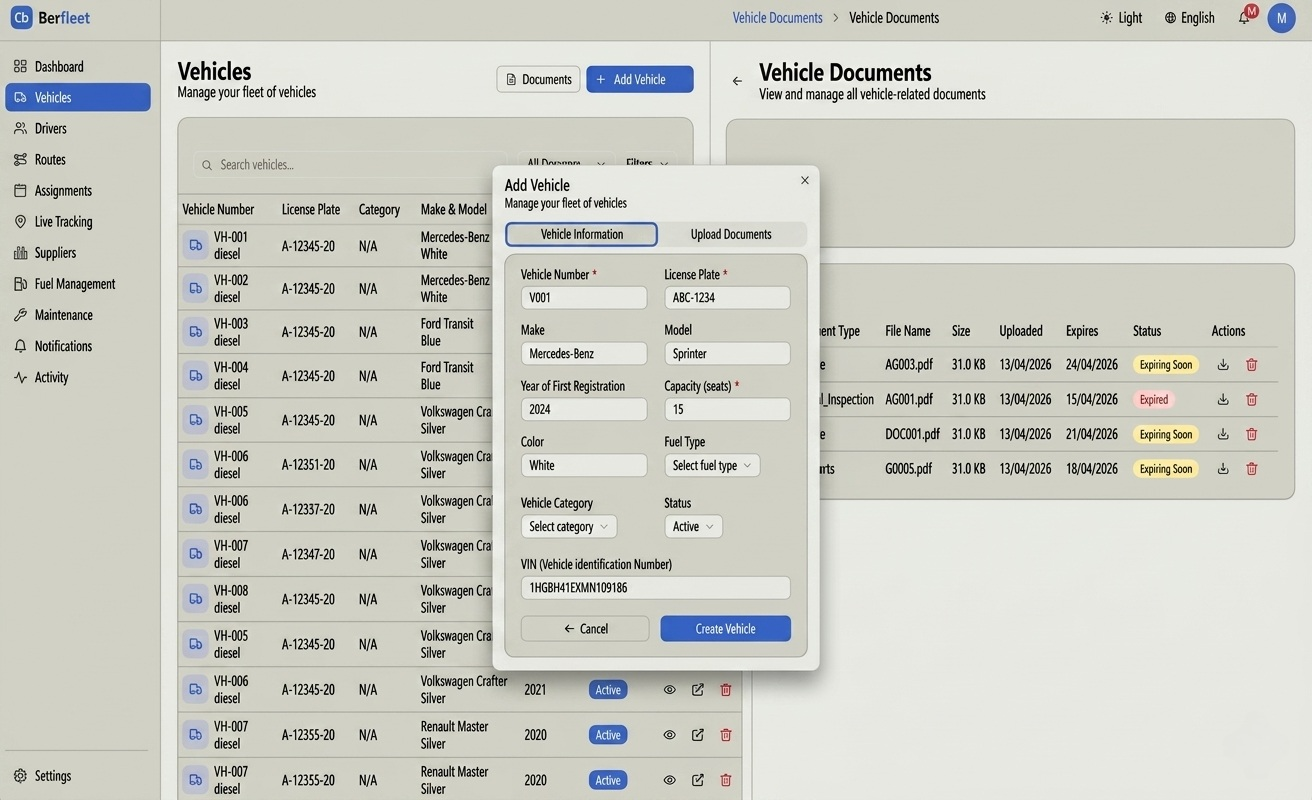 🚍 Smart Fleet Management
